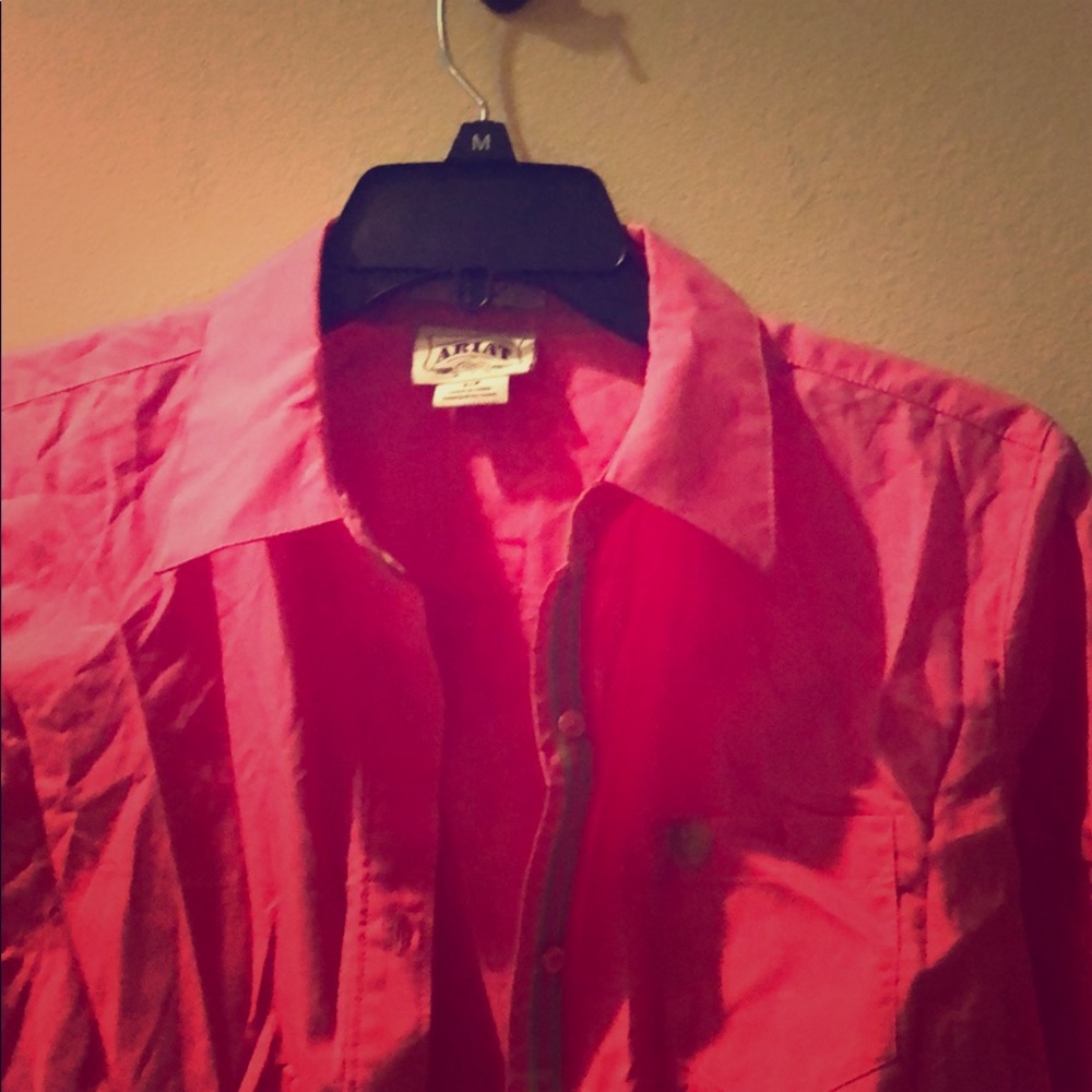 Ariat button down top, size S